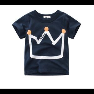 Boys king crown tee